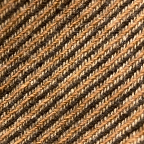 Wool blend NWOT French Connection Size 8 skirt Made in Poland Mustard Tan Brown - Picture 4 of 5